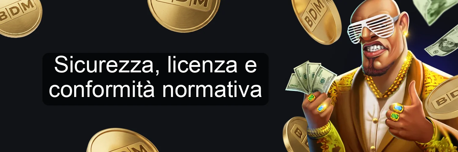 Sicurezza, licenza e conformità normativa Sicurezza, licenza e conformità normativa